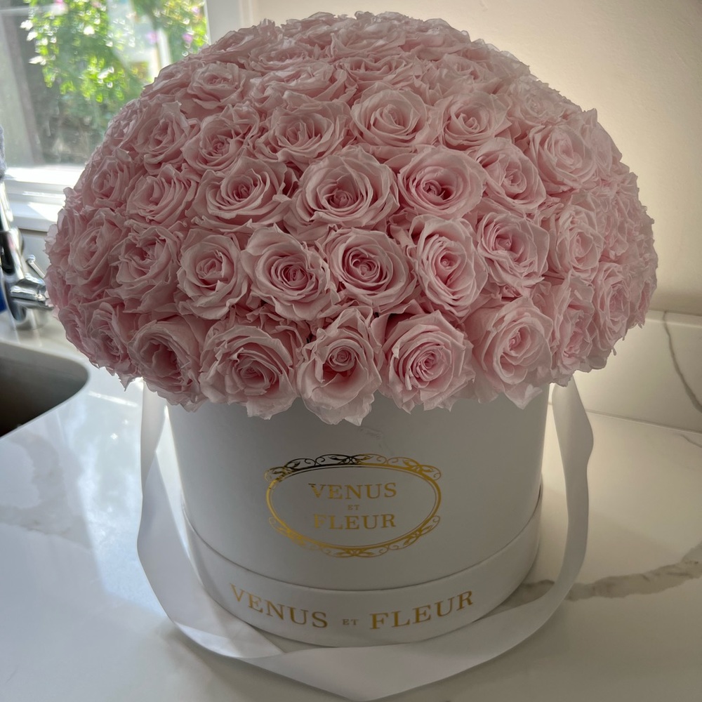 Flower Count: 150 Eternity® Roses

Box Dimensions: 16 x 16 x 16 (inches)